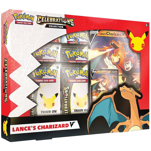 Pokémon TCG - Sword & Shield 25th Celebrations Lance’s Charizard V box - Pokéreus